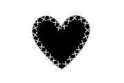 Stitched Heart Silhouette Vector Bun, an Illustration by Designs_River (Thumbnail 25 of 41)