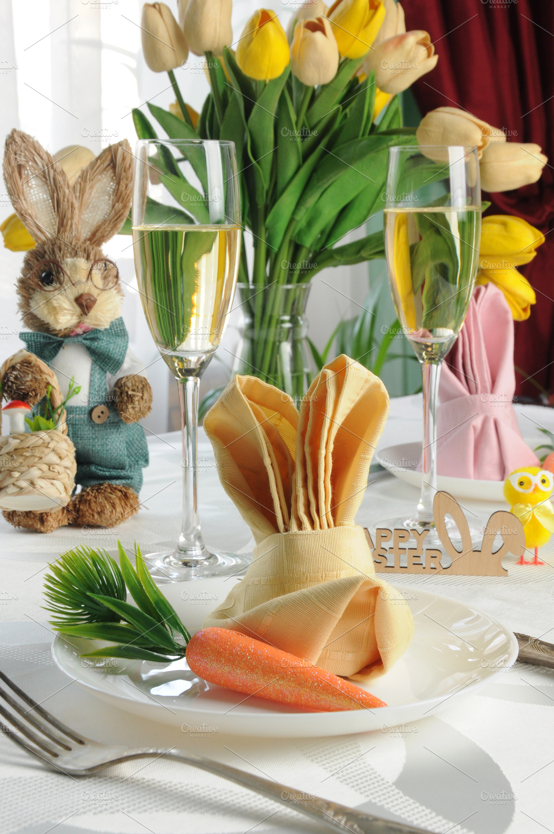 An elegant Festive Easter table, a Holiday Photo by Apolonia