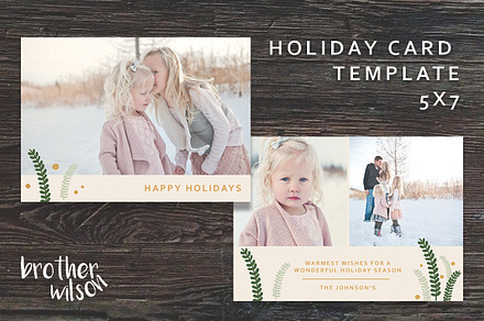 Holiday Greeting Card Template