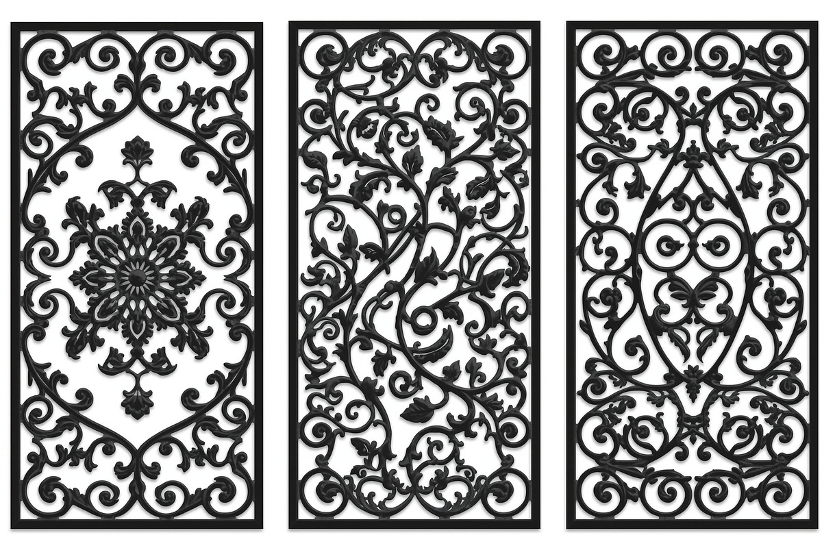 Elegant Lasercut Panel Vector Bundle, an Illustration by yasushie (Photo 10 of 21)