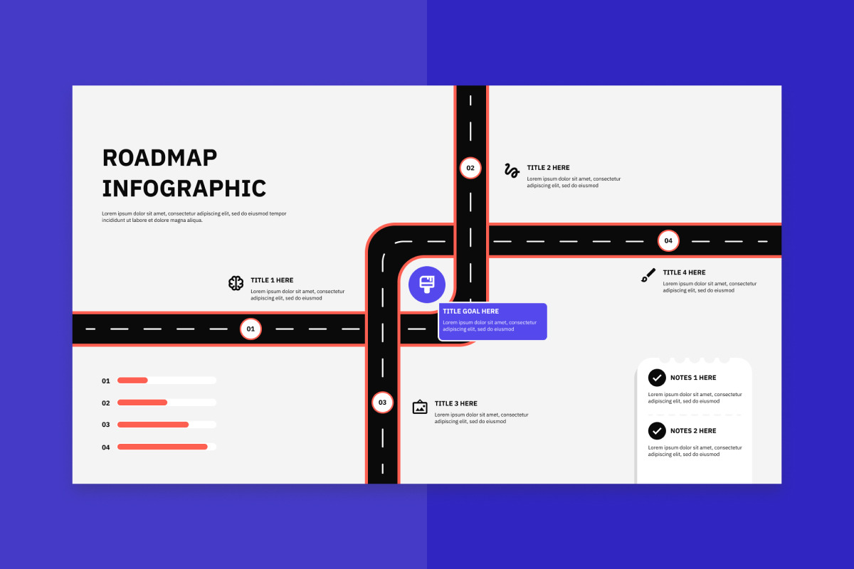 Roadmap Infographic Template V3, a Presentation Template by twinstd (Photo 4 of 4)