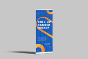 Rollup Banner Mockup, a Print Template by graphictime (Thumbnail 2 of 12)
