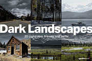 20 Dark Landscapes Lightroom Presets, a Preset Add-On by SparkleStock (Thumbnail 1 of 16)