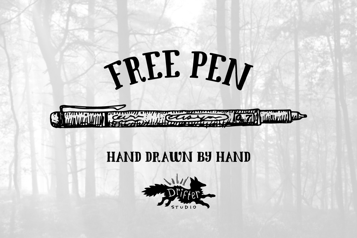 Sleeks Bold Serif, Hand-Drawn TTF preview 3