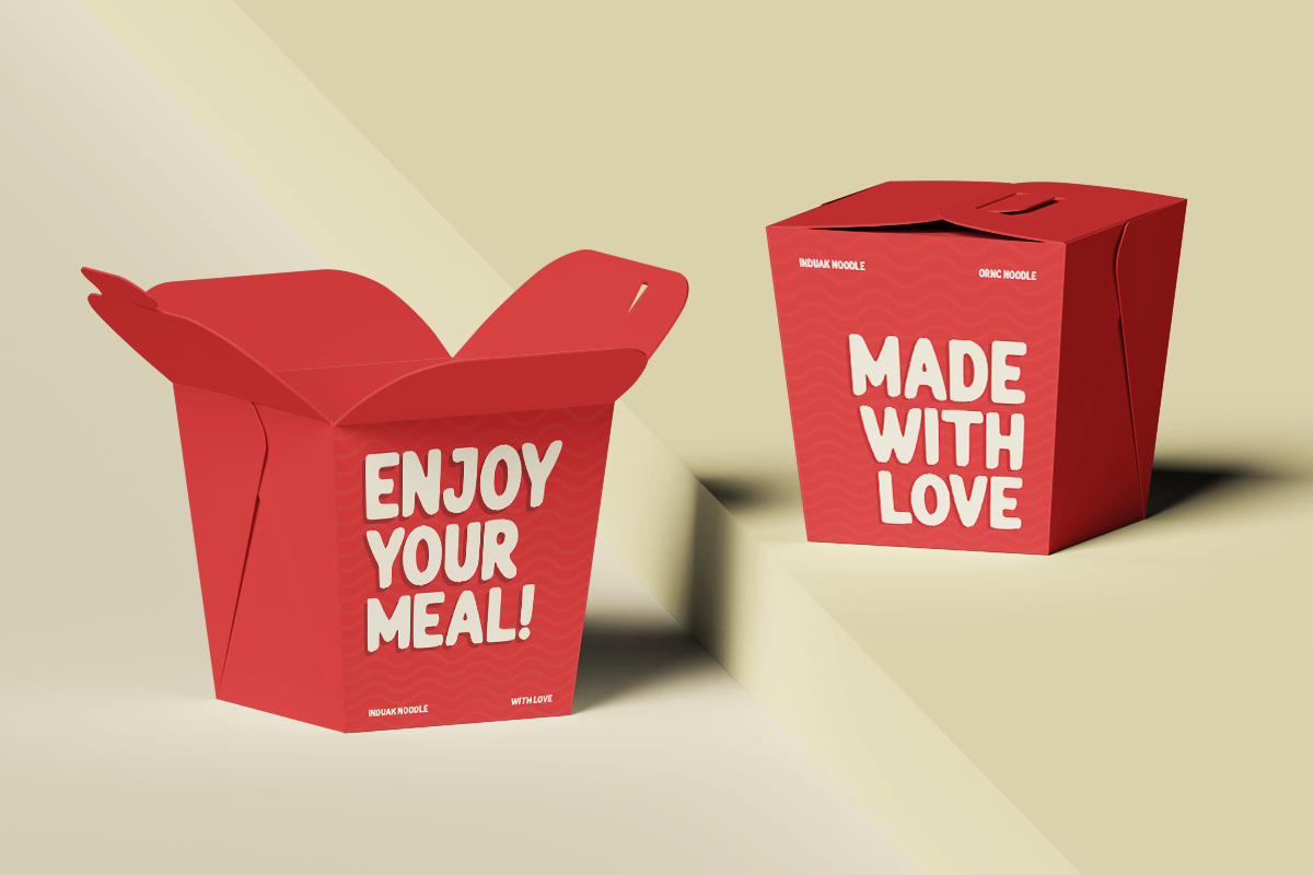 Bomega - Food Branding Bold Font, a Sans Serif Font by Pandeka Studio (Photo 6 of 9)