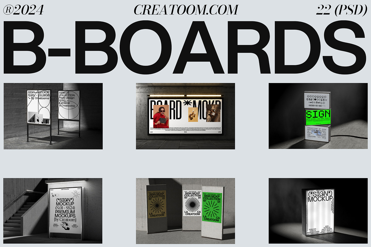 Boards mockups, an Advertising Mockup by Creatoom (Photo 1 of 11)