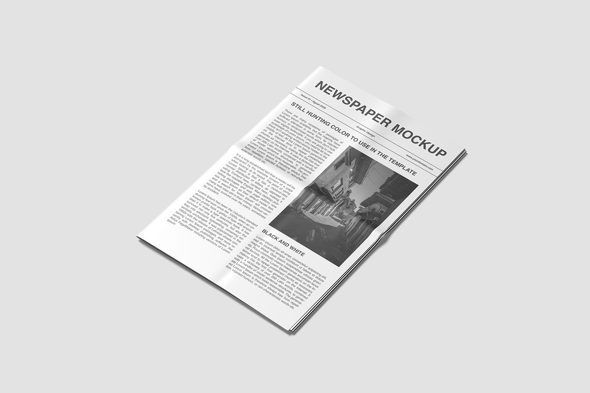 Newspaper Mockups, an Advertising Mockup by graphiccrew (Photo 5 of 13)