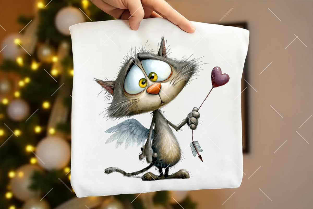 Whimsical Valentine Animals Clipart, an Illustration by OK Design (Photo 6 of 6)