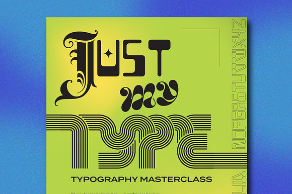 Green Typographic Event Poster preview 2
