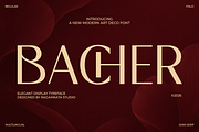 Bacher - Ligature Elegant Sans Font, a Sans Serif Font by RagamKata (Thumbnail 1 of 9)