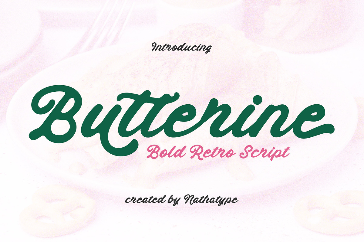 Butterine, a Handwritten Font by Nathatype (Photo 1 of 11)