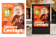 Halloween kids set, banner, posters, a Person Illustration by PaperTrident (Thumbnail 6 of 7)