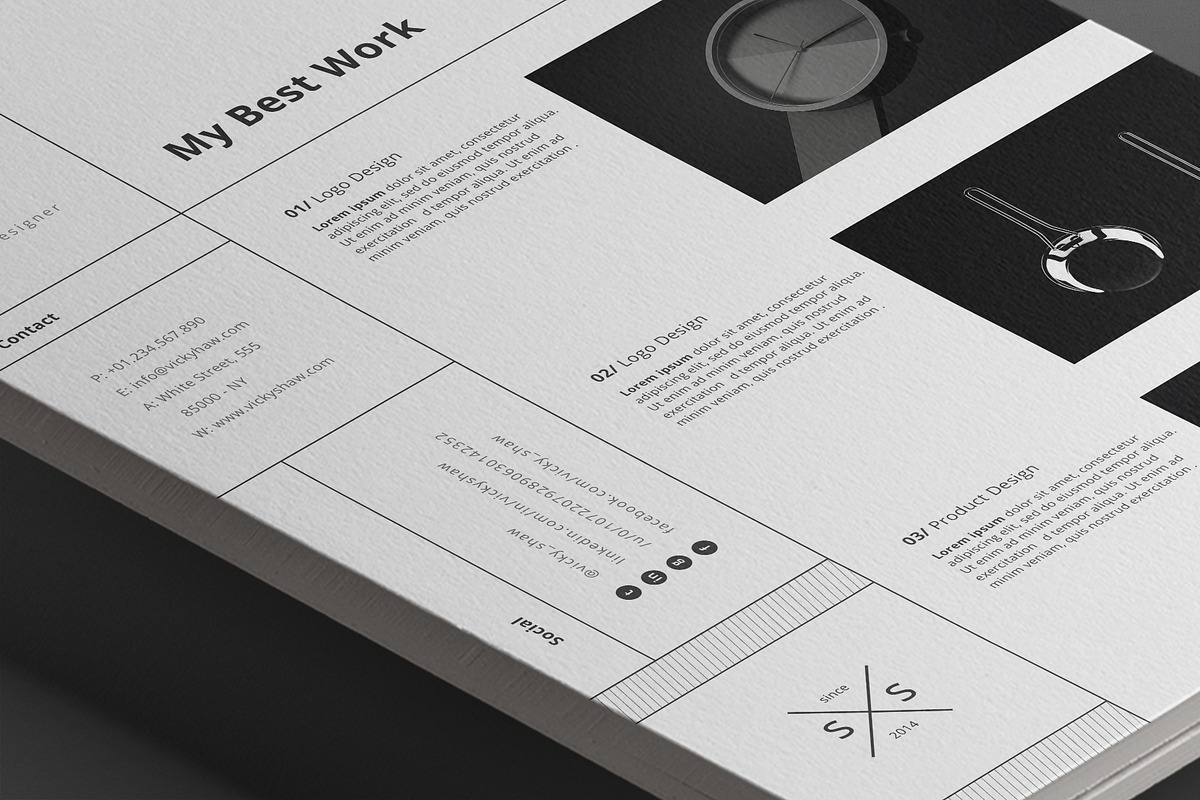 Sam Resume Template, a Resume Template by Nina Shaw (Photo 9 of 11)