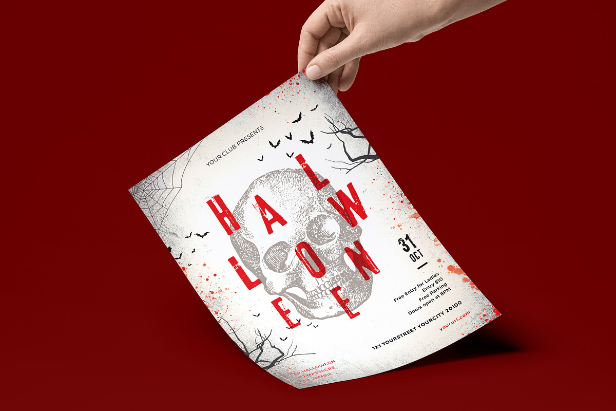 Halloween Flyer, a Flyer Template by Creativestoree (Photo 2 of 3)