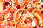 Fall Whimsical Garden Digital Paper, a Pattern Graphic by Creative Store (Thumbnail 1 of 5)