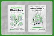 70 Fintech & Blockchain Isometric, a Technology Illustration by Brickclay (Thumbnail 8 of 12)
