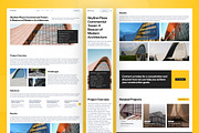 Construction Website Figma Template, an UI Kit Template by peterdraw (Thumbnail 5 of 7)