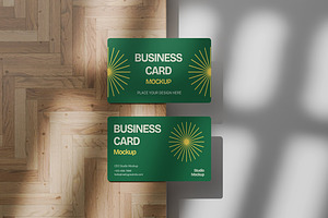Business Card Mockup, an Advertising Mockup by Graphic Deal