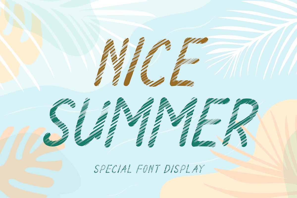 Nice Summer, a Handwritten Font by Yoga Letter (Photo 1 of 6)