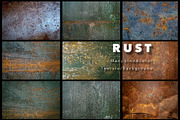 18 Rust texture background 2, a Texture Graphic by photo3idea (Thumbnail 2 of 5)
