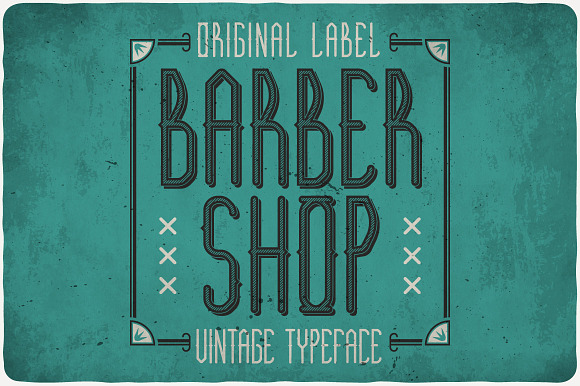 Barber Shop Typeface preview 7