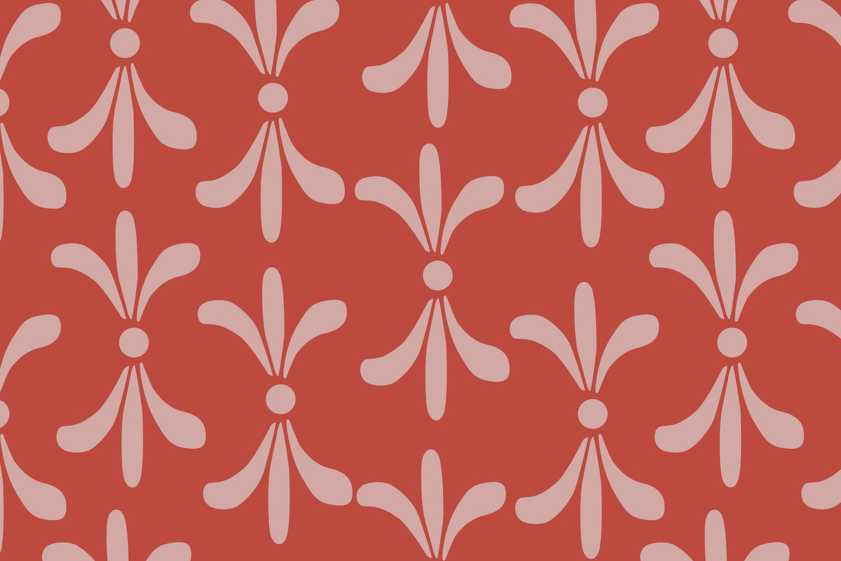 Pink Organic Petals Seamless Repeat, a Pattern Graphic by Sharon Schwalbe (Photo 4 of 4)