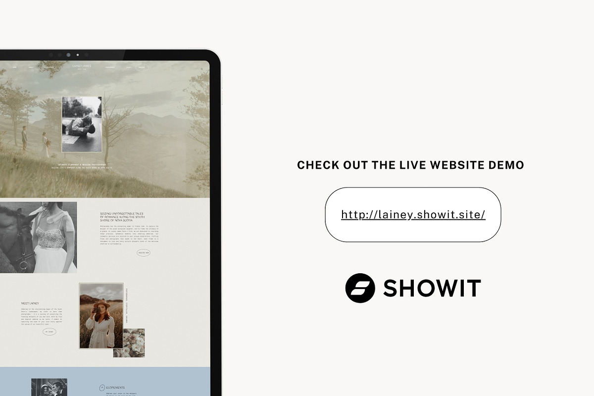 Showit Website Template | Lainey, a Websites & App Template by Hey Ambr Creative (Photo 2 of 6)