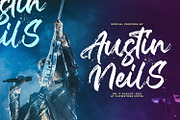 Agethsa - Textured Brush Font, a Script Font by StringLabs (Thumbnail 8 of 13)