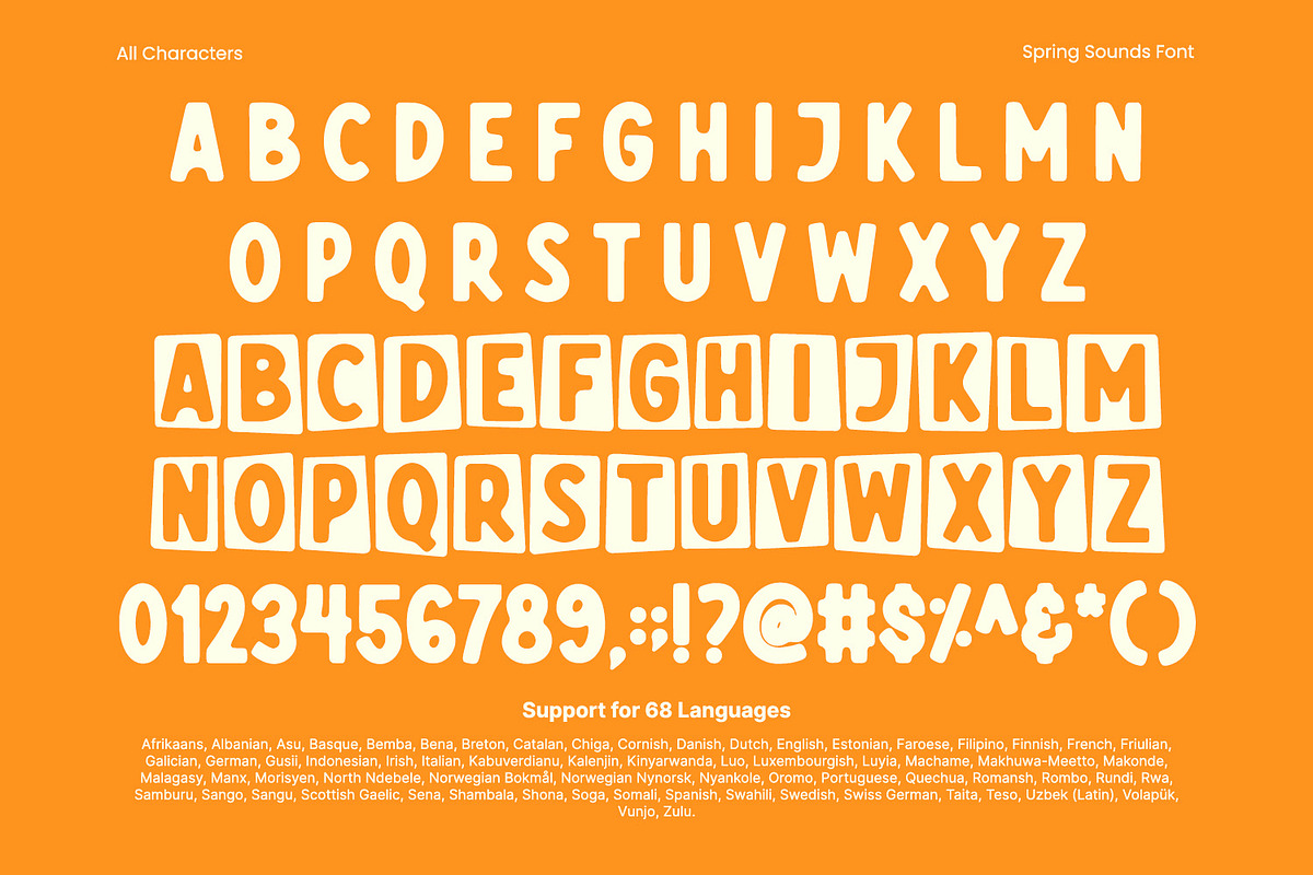 Spring Sounds, a Symbol Font by yumnatype (Photo 10 of 10)