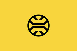 initial letter H circle logo, a Branding & Logo Template by Rasagama Studio