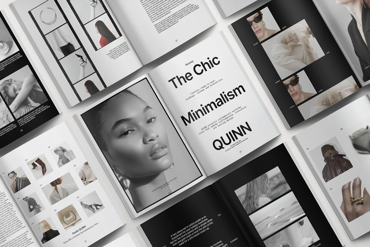 QUINN / Portfolio Magazine Template, a Brochure Template by Studio Dara (Photo 15 of 18)
