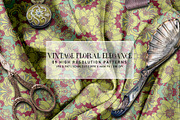 Vintage Floral Elegance, a Pattern Graphic by Digital Art Creations (Thumbnail 4 of 7)