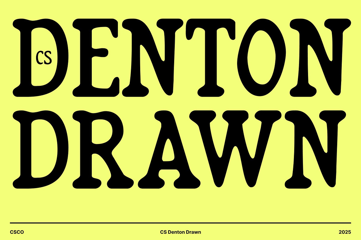 CS Denton Drawn, a Serif Font by Craft Supply Co. (Photo 1 of 8)