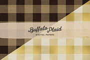 Vintage Buffalo Plaid Digital Papers, a Pattern Graphic by Indie Grace Design (Thumbnail 5 of 5)