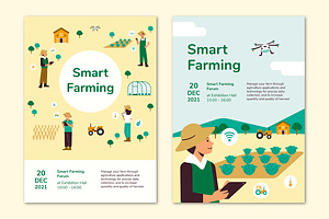 Smart Farming Invitation Poster