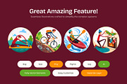 100 Holiday & Outdoor Illustrations, a Seasonal Illustration by Prosymbols (Thumbnail 2 of 11)
