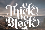 Thick Block, a Handwritten Font by Mini_World (Thumbnail 1 of 10)