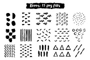 12 summer brush patterns, a Pattern Graphic by Alla_Ri_Shop (Thumbnail 5 of 5)