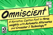 Omniscient - comic book narrator, a Handwritten Font by Comicraft Fonts (Thumbnail 1 of 5)