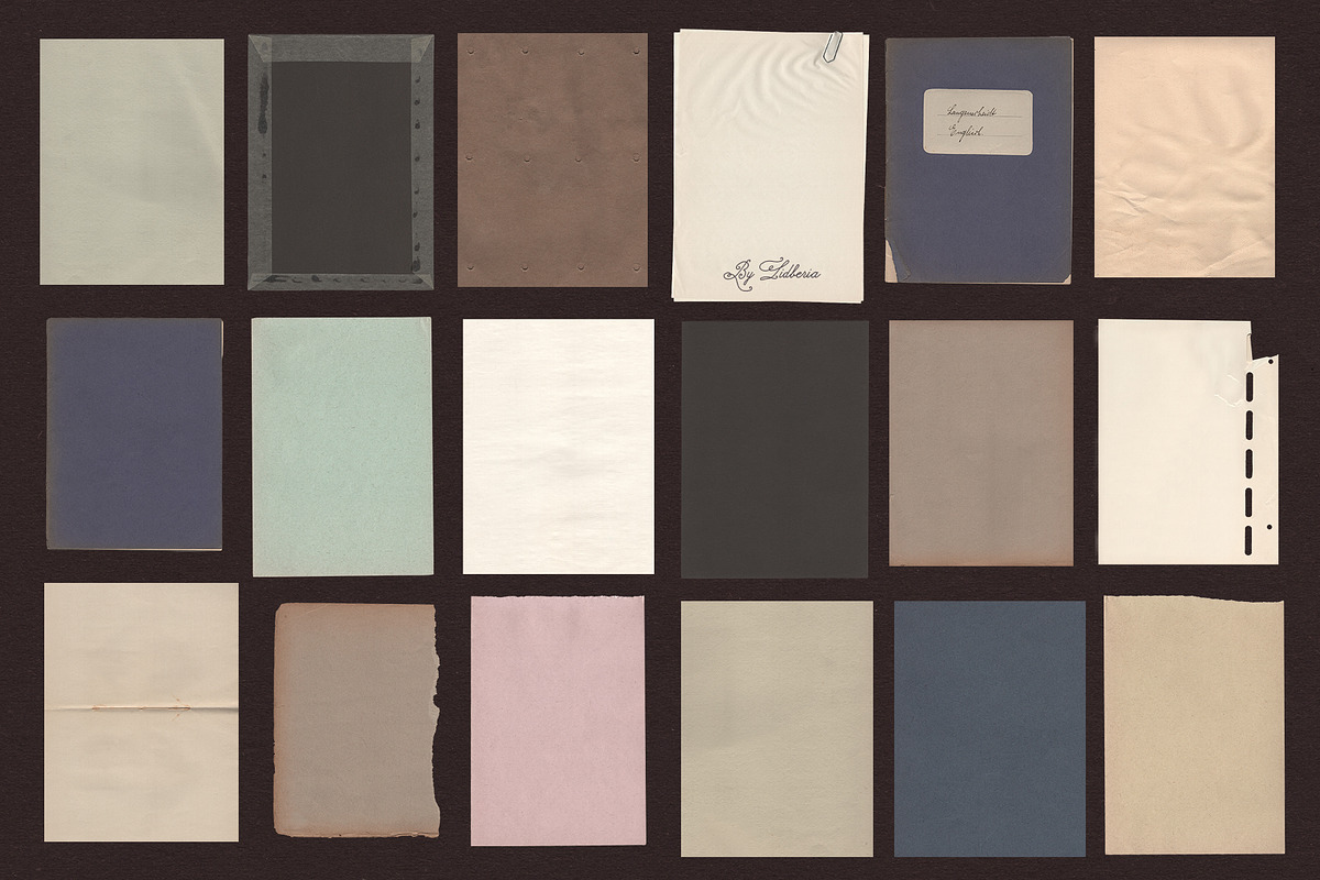 Analog Fragments: Paper & Denim, a Texture Graphic by Lidberia (Photo 6 of 14)