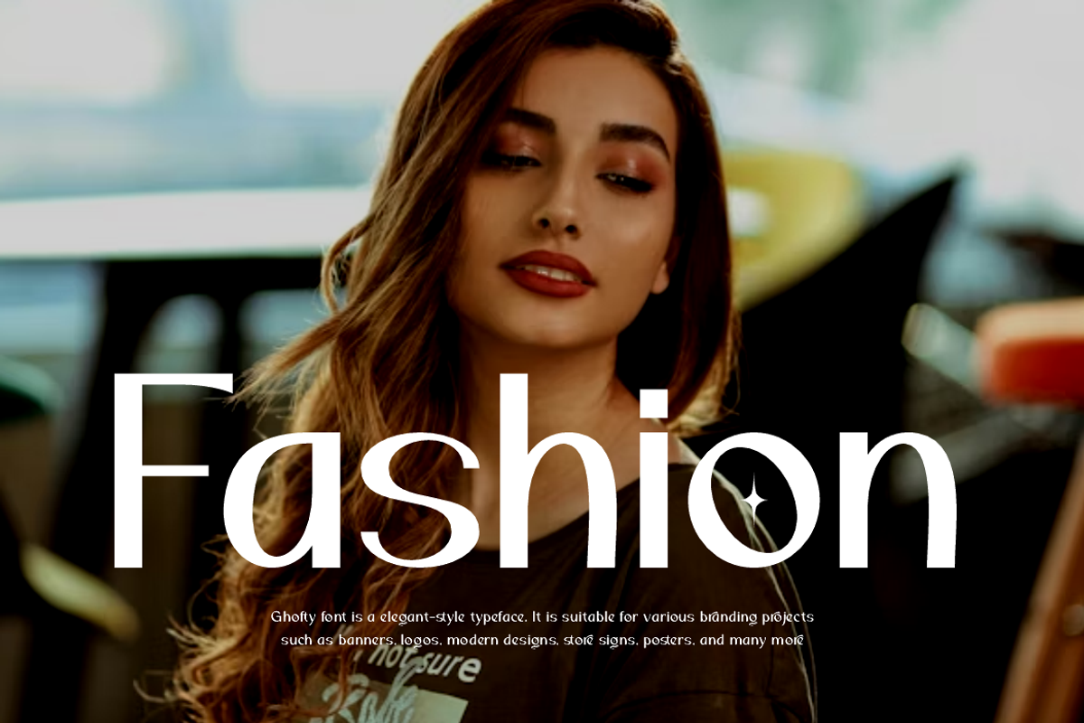 Ghofty - Modern Brand Font, a Script Font by QR Design Studio (Photo 4 of 13)