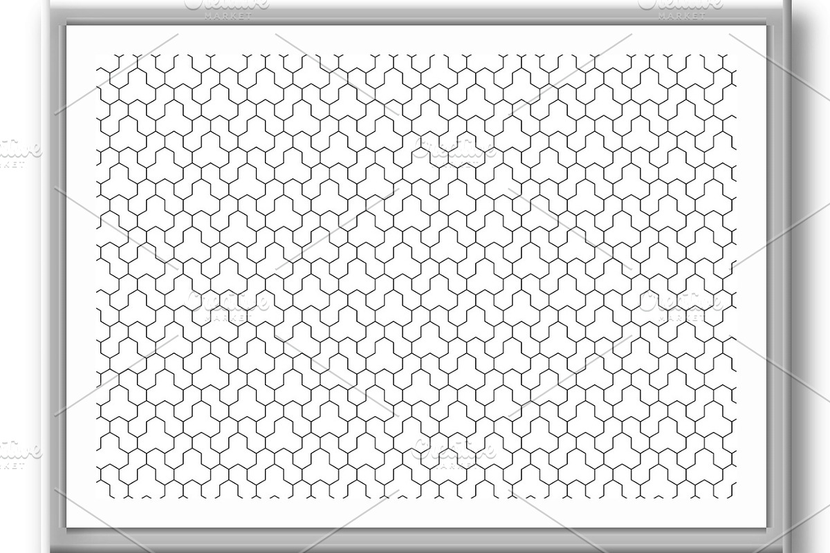 Seamless Geometric Background, a Decorative Illustration by FineArtStudio (Photo 2 of 3)