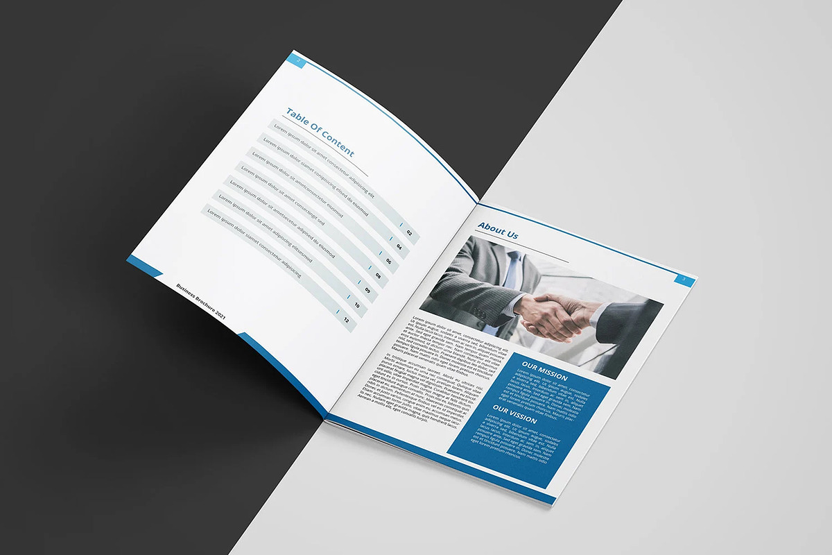 Minimal Business Brochure, a Brochure Template by Template Shop (Photo 4 of 7)