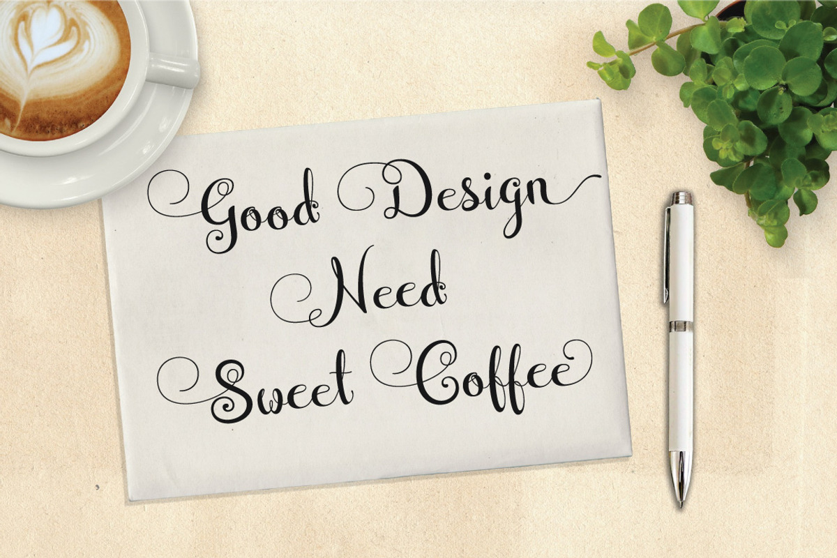 Wedding Font preview 5