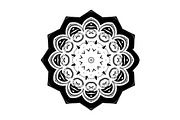 Black White Mandala Illustration Set, a Decorative Illustration by NJ Himel (Thumbnail 84 of 101)