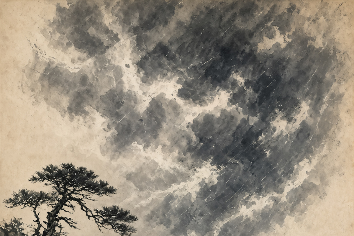 Rain and Storm at Sea, a Background Graphic by h.utomo (Photo 9 of 24)