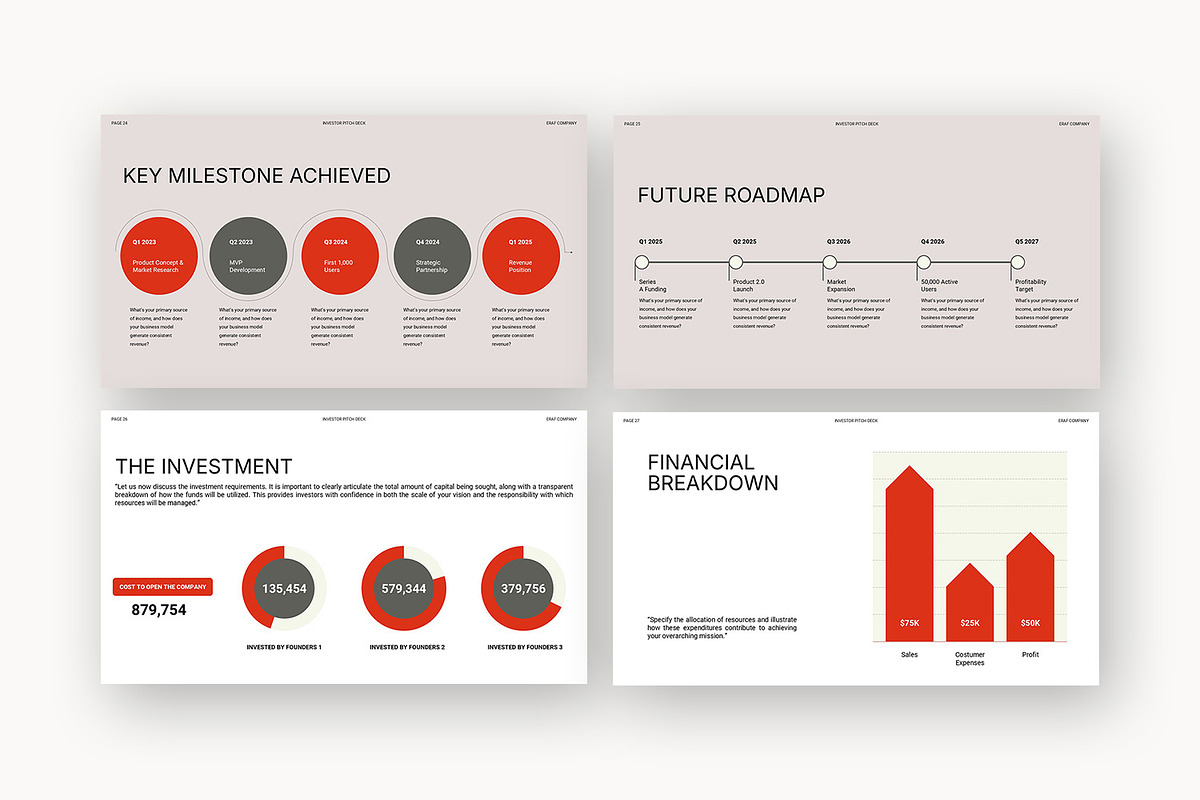 Eraf : Startup Pitch Powerpoint, a Presentation Template by Punkl Camp (Photo 8 of 16)