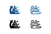 Business Growth Arrow Icons, an Outline Icon by Design Store (Thumbnail 2 of 2)
