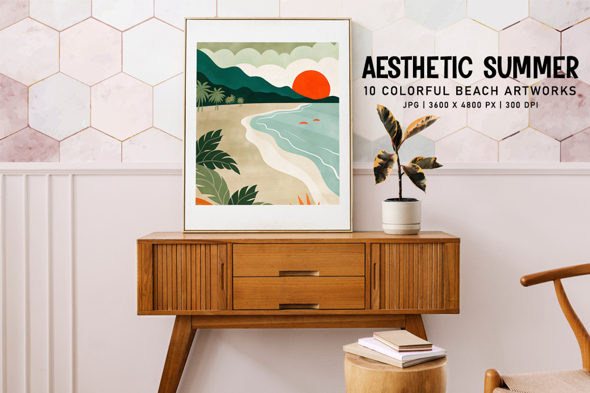 Aesthetic Summer, a Decorative Illustration by Digital Art Creations (Photo 7 of 7)