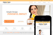 OrangeCity Responsive Template, a Bootstrap Template by FWPolice (Thumbnail 2 of 5)